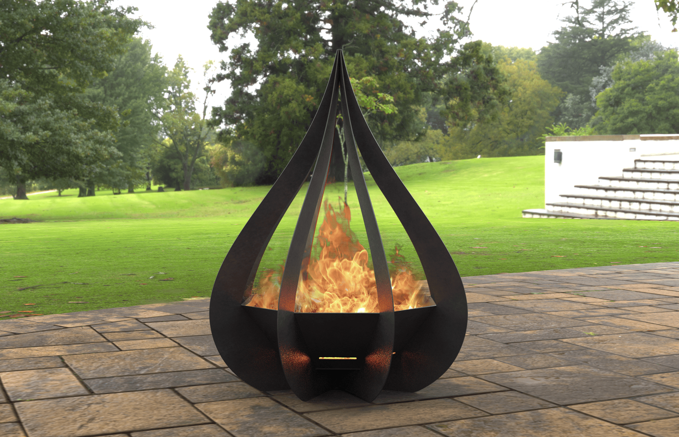 Flower Bud Fire Pit