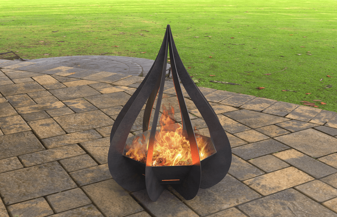 Flower Bud Fire Pit