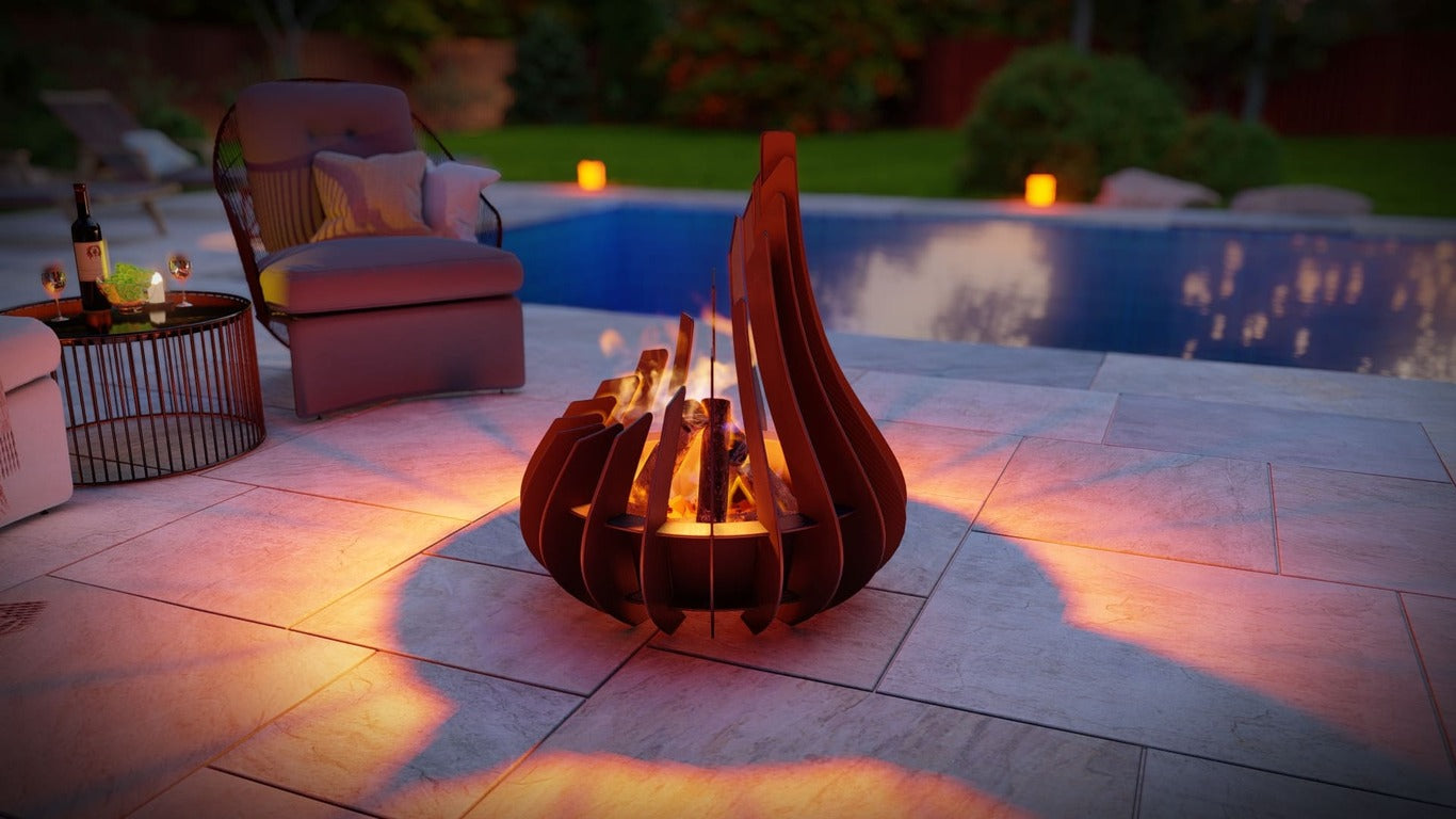 Drop Fire Pit V2