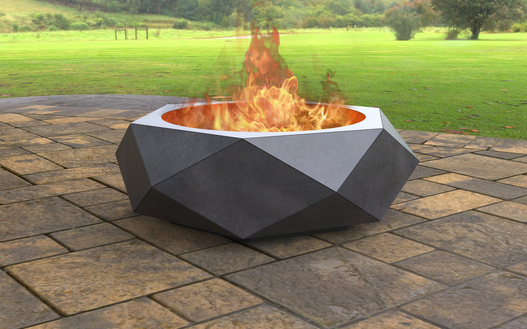 Volumetric Hexagon Fire Pit