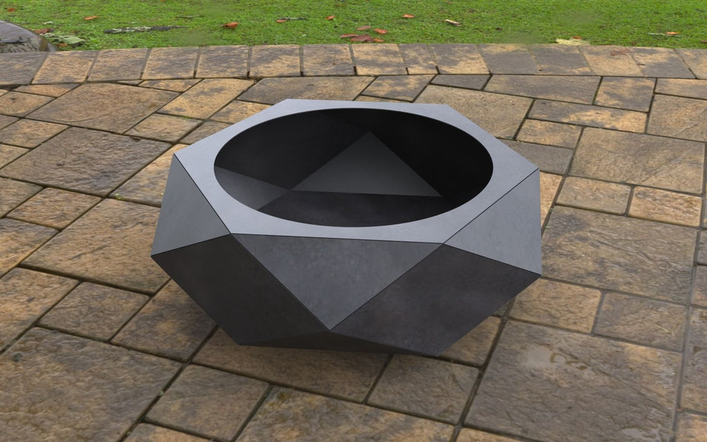 Volumetric Hexagon Fire Pit