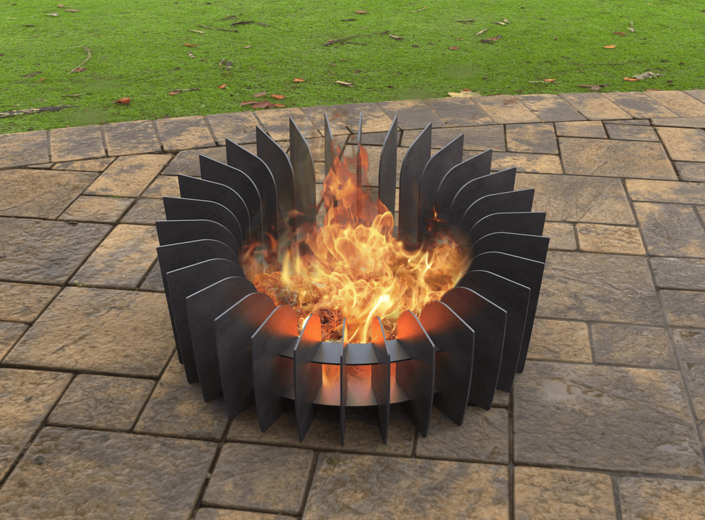 Round Plates Fire Pit V3