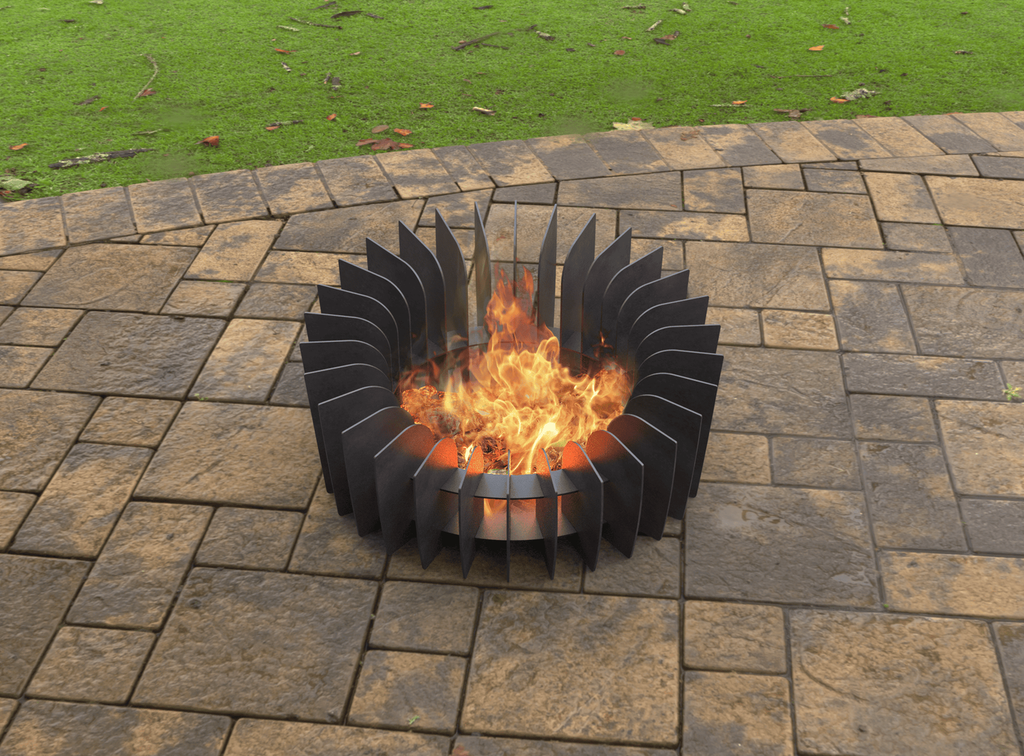 Round Plates Fire Pit V3