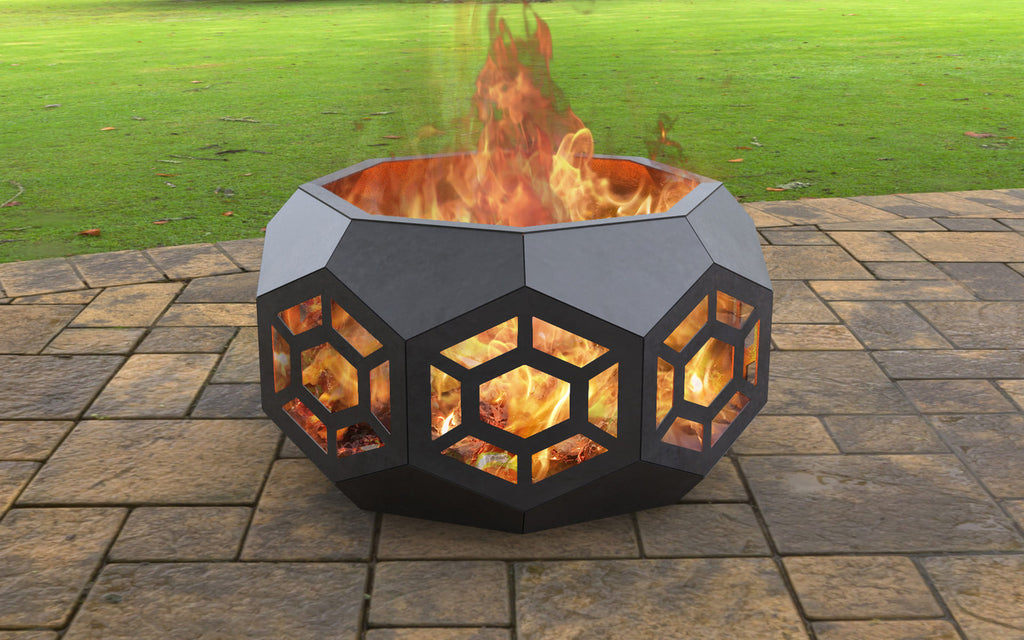 Volumetric Octagon Fire Pit