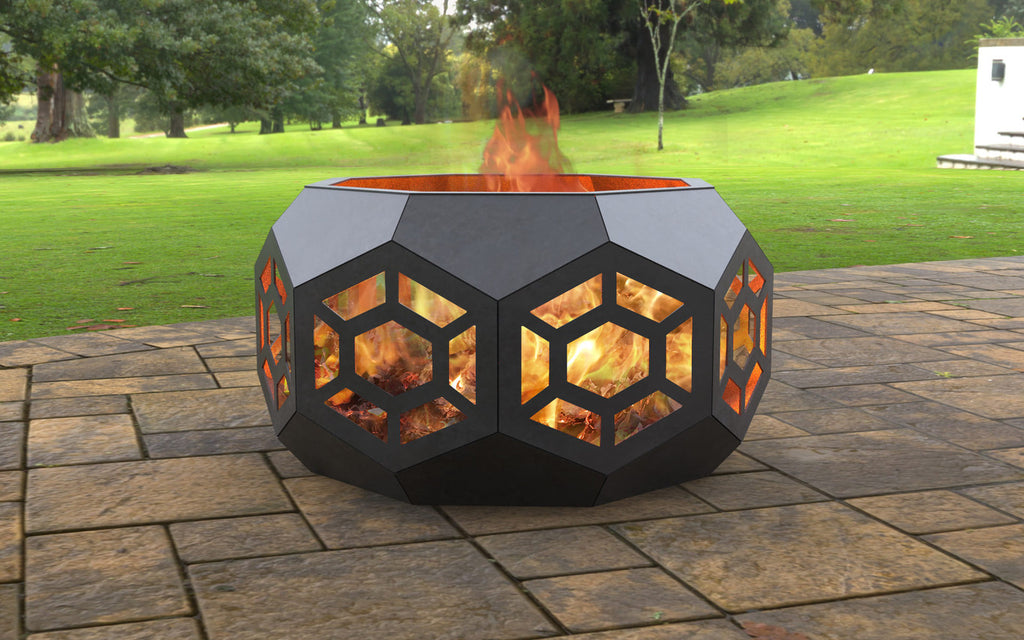 Volumetric Octagon Fire Pit