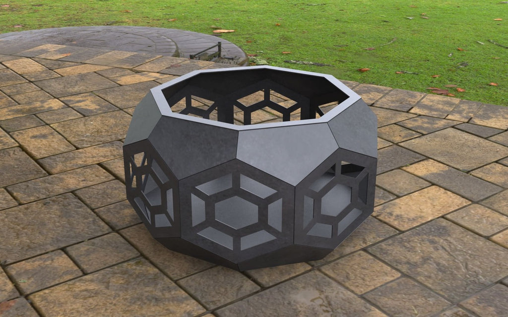 Volumetric Octagon Fire Pit