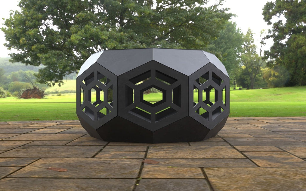 Volumetric Octagon Fire Pit