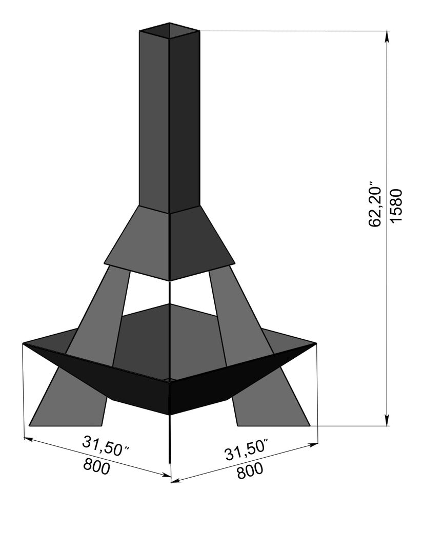 Rocket Fire Pit
