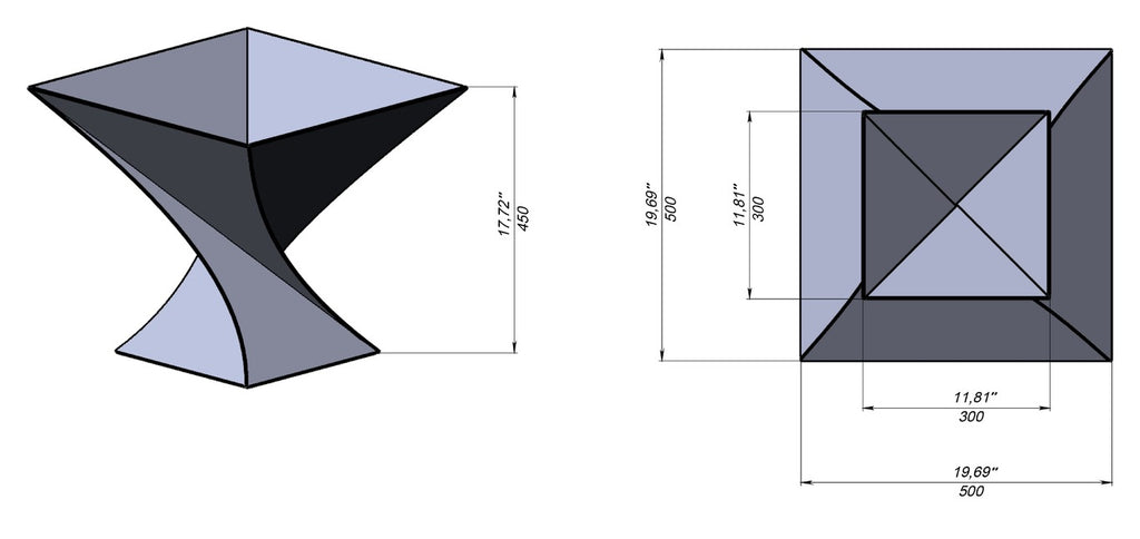 Twist Fire Pit V3