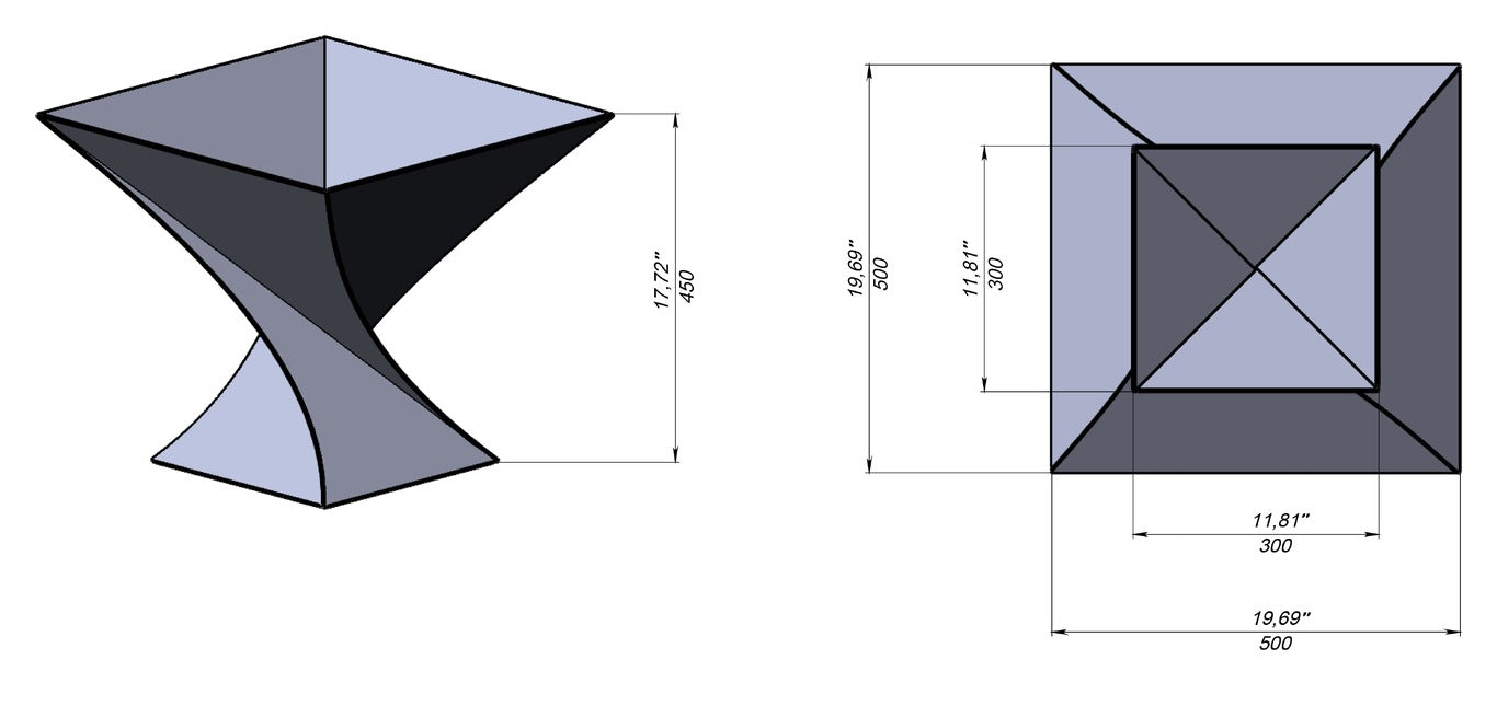 Twist Fire Pit V3