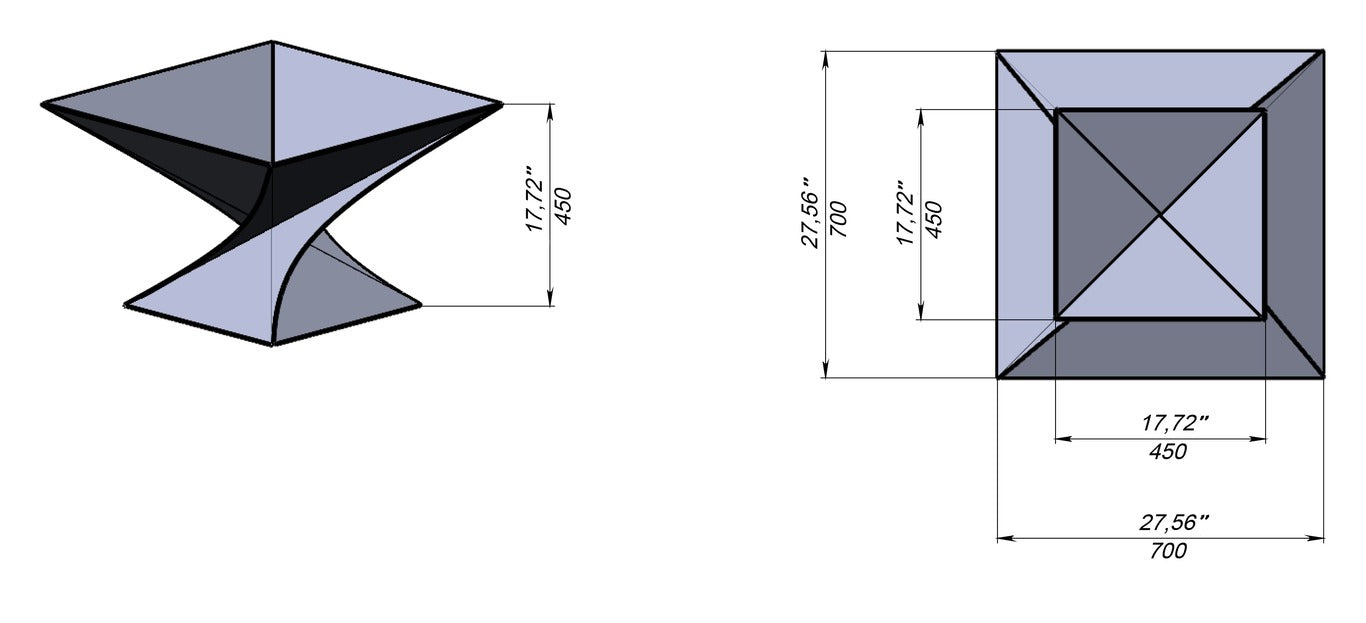 Twist Fire Pit V3