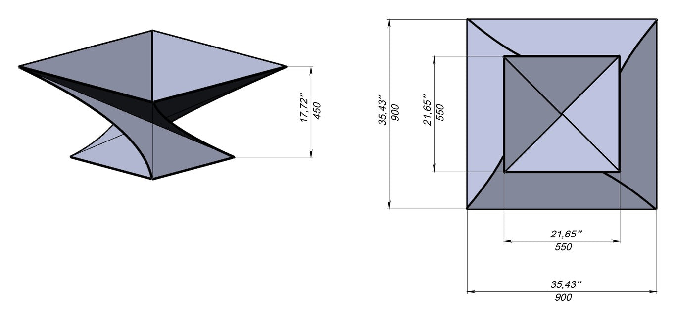 Twist Fire Pit V3