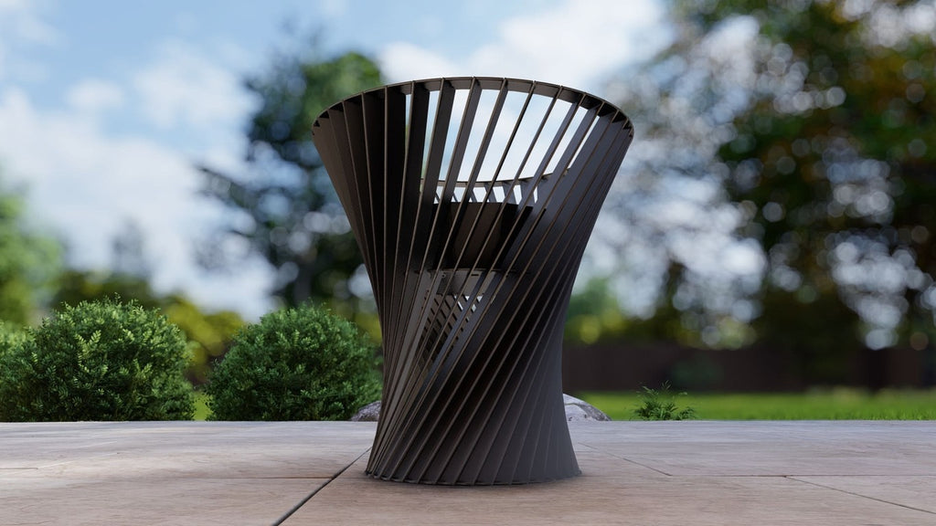Spiral Tower Fire Pit