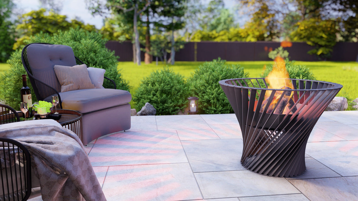 Spiral Tower Fire Pit