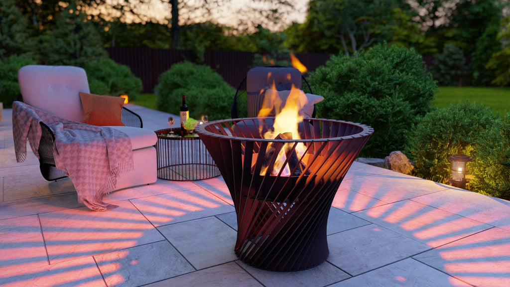 Spiral Tower Fire Pit