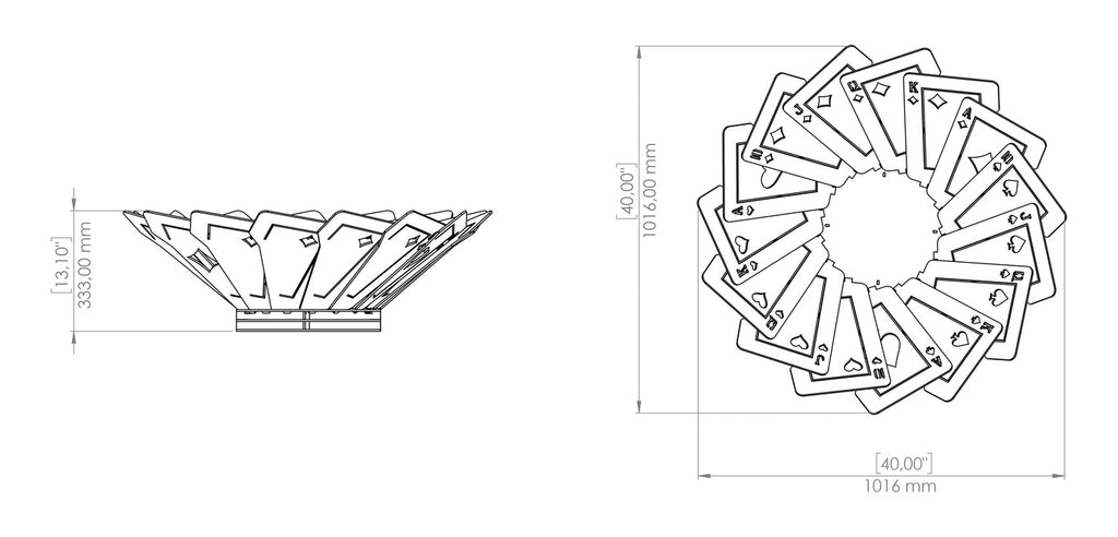 Royal Flush Fire Pit