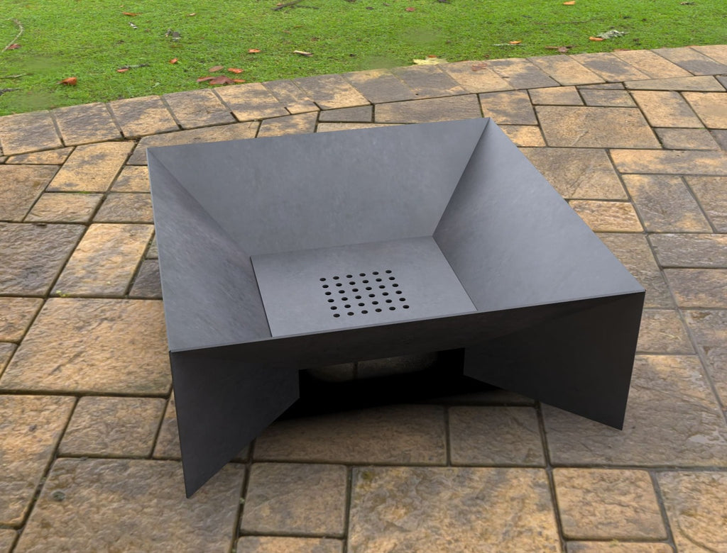 Light Square Fire Pit