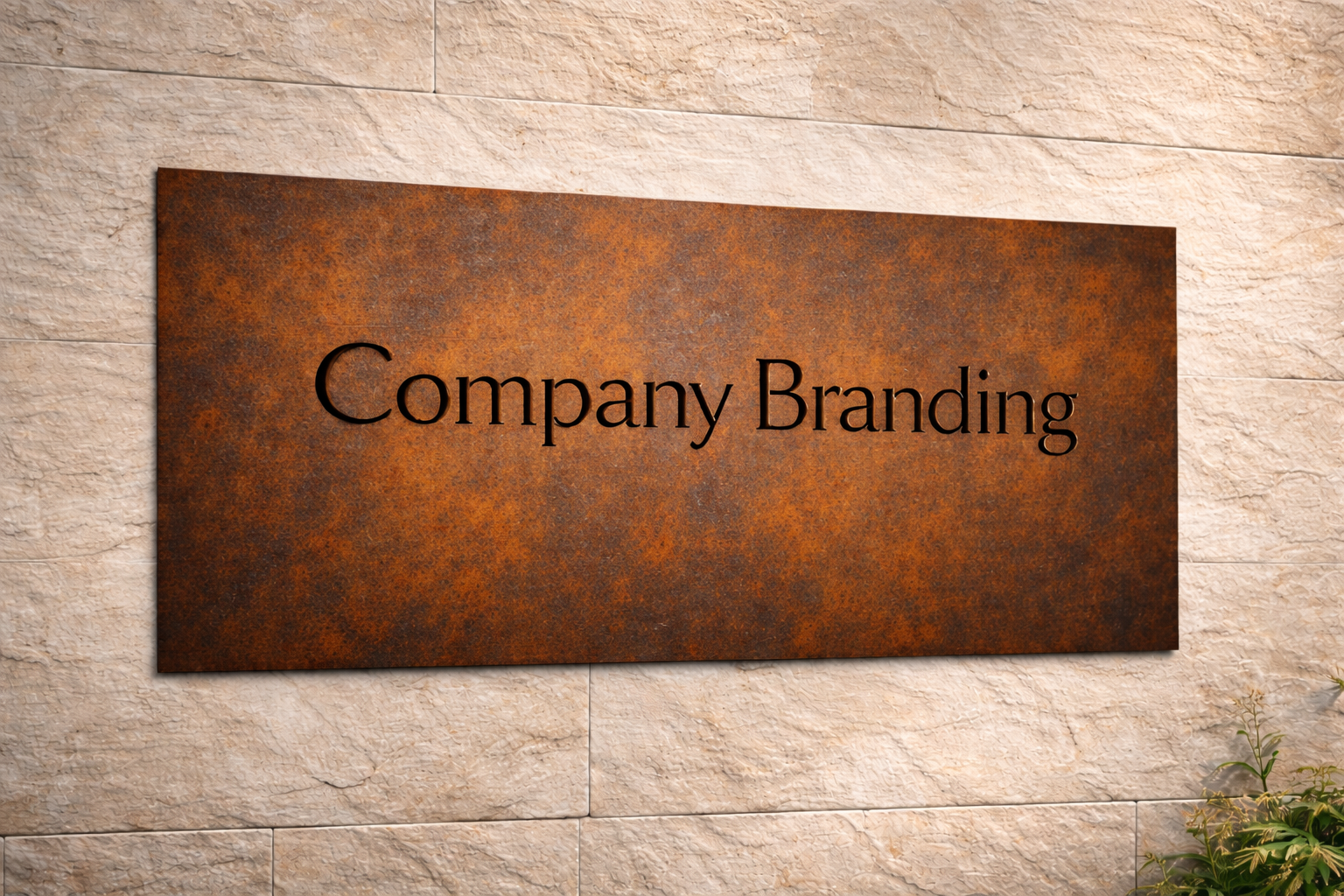 Branding din Corten