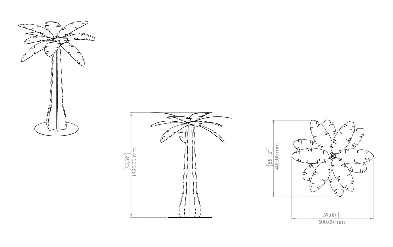 Palm Garden Decor