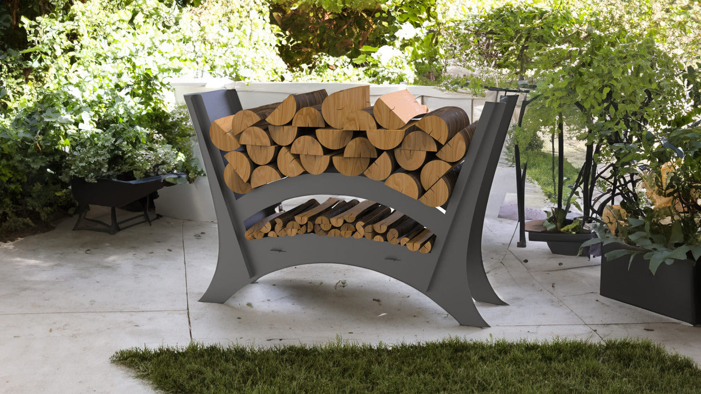 Rounded Minimalizm V2 Wood Rack