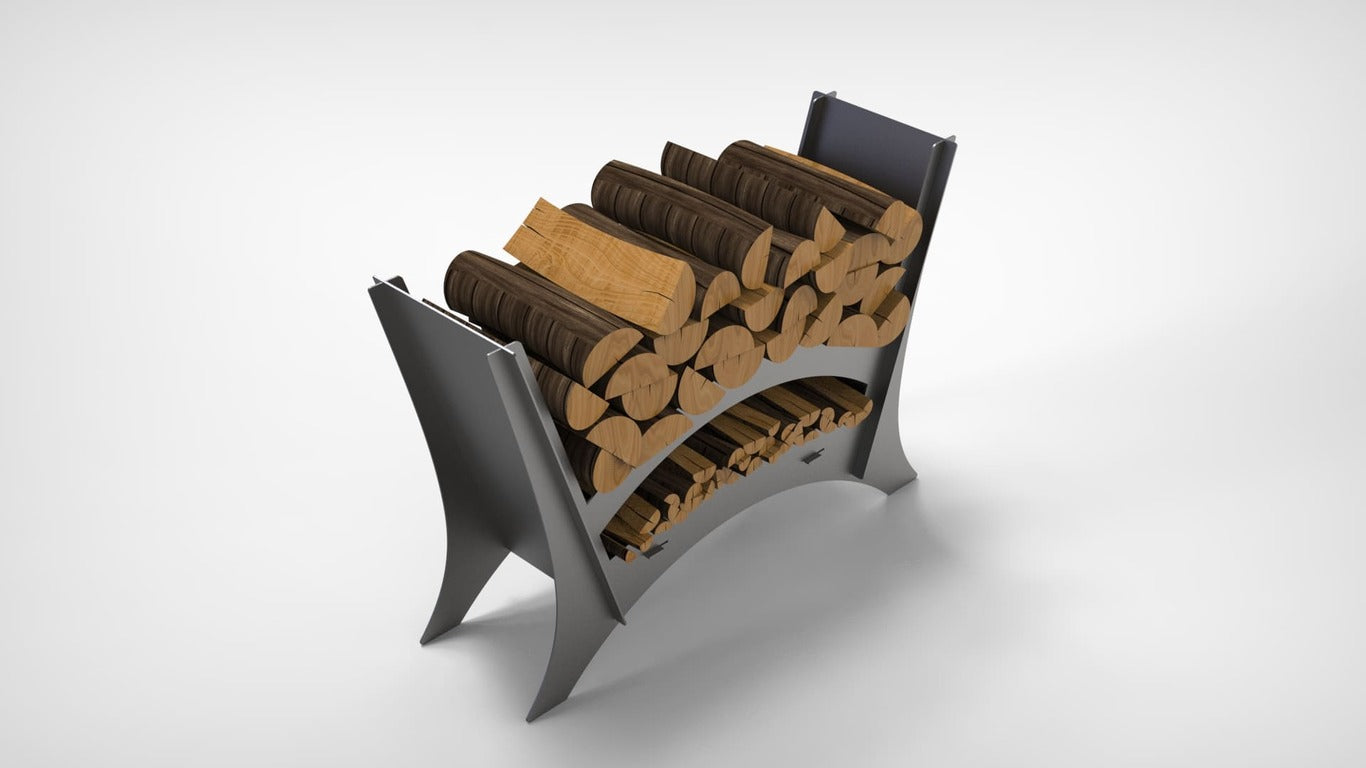 Rounded Minimalizm V2 Wood Rack